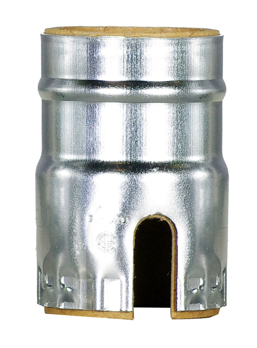 SATCO/NUVO Aluminum Shell With Paper Liner Push Thru Nickel Finish (80-1439)