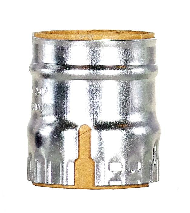 SATCO/NUVO Aluminum Shell With Paper Liner Short Keyless Nickel Finish (80-1441)
