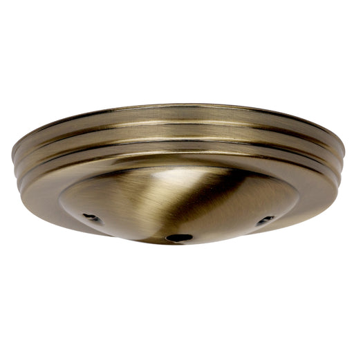 SATCO/NUVO Smooth Canopy Only Antique Brass Finish 5 Inch Diameter 7/16 Inch Center Hole 2-8/32 Bar Holes (90-1898)