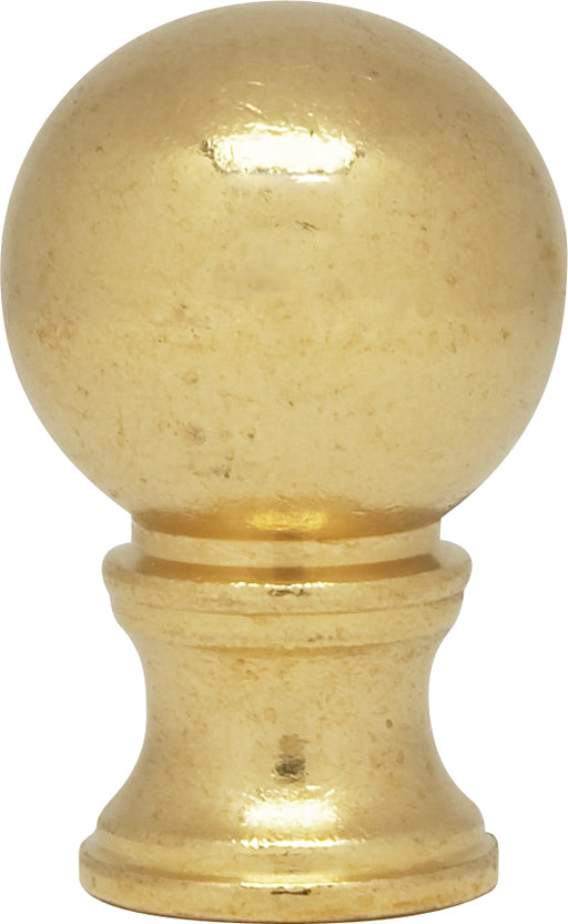 SATCO/NUVO Ball Finial Burnished And Lacquered 1-3/8 Inch Height 7/8 Inch Diameter 1/8 IP (90-132)