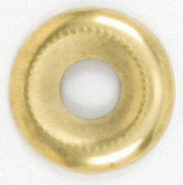 SATCO/NUVO Beaded Steel Check Ring 1/8 IP Slip Brass Plated Finish 1-1/8 Inch Diameter (90-388)