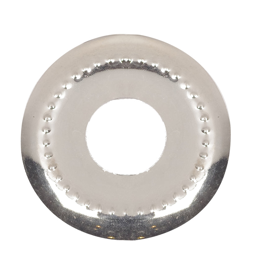 Large Check Rings SATCO/NUVO 90-389 Beaded Steel Check Ring 1/8 IP Slip Nickel Plated ...