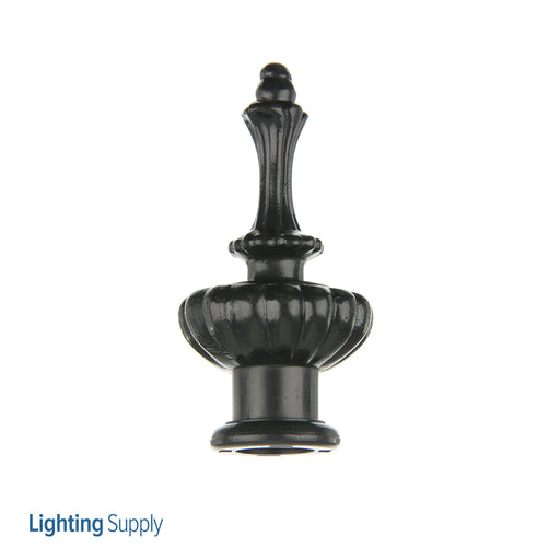 SATCO/NUVO Black Plastic Finial (90-803)