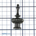 SATCO/NUVO Black Plastic Finial (90-803)