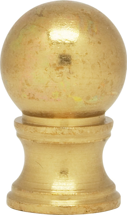 SATCO/NUVO Brass Ball Finial 1-1/4 Inch Height 3/4 Inch Diameter 1/8 IP Burnished And Lacquered (90-842)