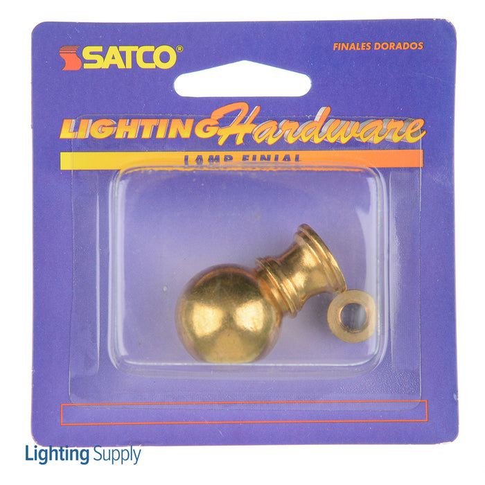 SATCO/NUVO Brass Ball Knob (S70-132)