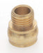 SATCO/NUVO Brass Beaded Nozzles Brass Burnished And Lacquered 1/8 F X 1/8 M (90-642)