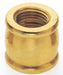 SATCO/NUVO Brass Coupling 1/2 Inch Long 1/4 F X 1/8 F Burnished And Lacquered (90-623)