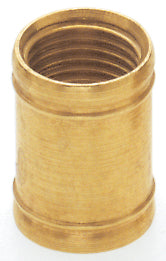 SATCO/NUVO Brass Coupling 1/2 Inch Long 1/8 IP Burnished And Lacquered (90-162)