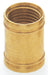 SATCO/NUVO Brass Coupling 1/2 Inch Long 1/8 IP Burnished And Lacquered (90-162)