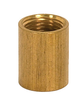 SATCO/NUVO Brass Coupling 5/8 Inch Long 1/8 IP Unfinished (90-1622)