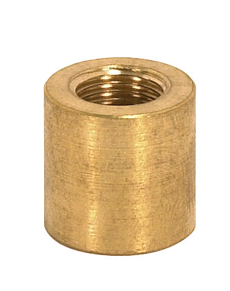 SATCO/NUVO Brass Coupling Unfinished 5/8 Inch Long 5/8 Inch Diameter 1/8 IP (90-2155)