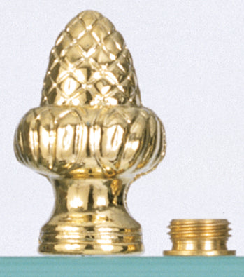 SATCO/NUVO Brass Finial Acorn Knob (S70-133)