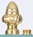SATCO/NUVO Brass Finial Acorn Knob (S70-133)
