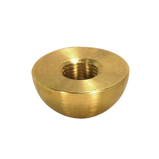 SATCO/NUVO Brass Half Ball Unfinished 1/8 Tap 1 Inch Diameter (90-2098)