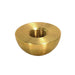 SATCO/NUVO Brass Half Ball Unfinished 1/8 Tap 5/8 Inch Diameter (90-2096)
