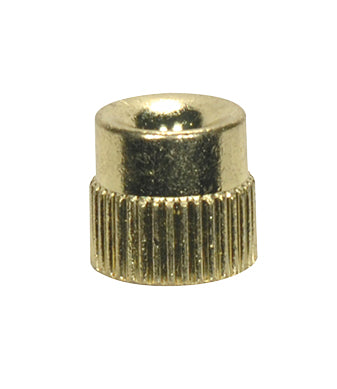 SATCO/NUVO Knurled Nut For Switches Brass For Rotary And Push (90-2585)