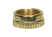 SATCO/NUVO Knurled Nut For Switches Brass For Rotary And Push (90-2583)