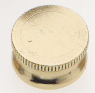 SATCO/NUVO Brass Lock-Up Cap 1/8 IP 9/16 Inch Diameter 1/4 Inch Height Burnished And Lacquered (90-169)