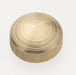 SATCO/NUVO Brass Lock-Up Cap 1/8 IP 9/16 Inch Diameter 1/4 Inch Height Burnished And Lacquered (90-551)