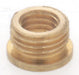SATCO/NUVO Brass Reducing Bushing Unfinished 1/8 M X 1/4-27 F With Shoulder (90-762)