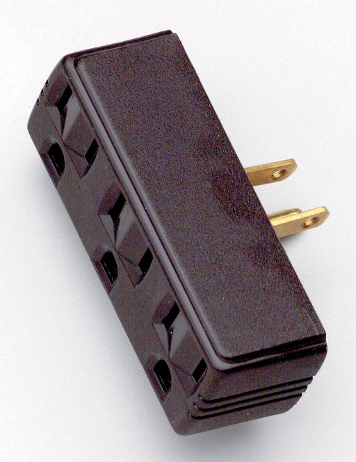 SATCO/NUVO Triple Tap Adapter Brown Finish (S70-547)