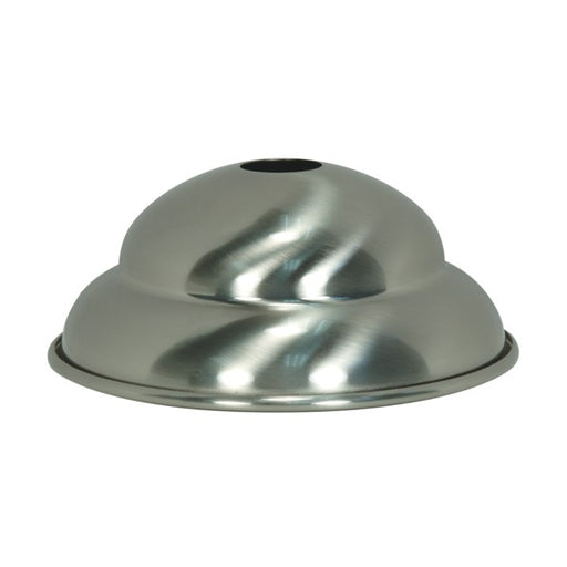 SATCO/NUVO Brushed Nickel Finish With Matching Screw Collar Loop Diameter 5-1/2 Inch Center Hole 11/16 Inch Height 2-1/4 Inch (90-2490)