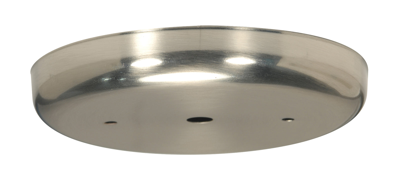 SATCO/NUVO Contemporary Canopy Only Brushed Nickel Finish 5-1/4 Inch Diameter 7/16 Inch Center Hole 2-8/32 Bar Holes (90-1902)