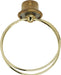 SATCO/NUVO Bulb Clip 1/4-27 2 Inch Short Medium Base Bulb Clip And Finial Brass Plated Finish (90-2529)