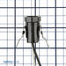 SATCO/NUVO Phenolic Candelabra Base Socket With Spring Clip 3/4 Inch Diameter 1 Inch Hole Size 24 Inch AWM B/W Leads 105C 75W 125V (80-1093)