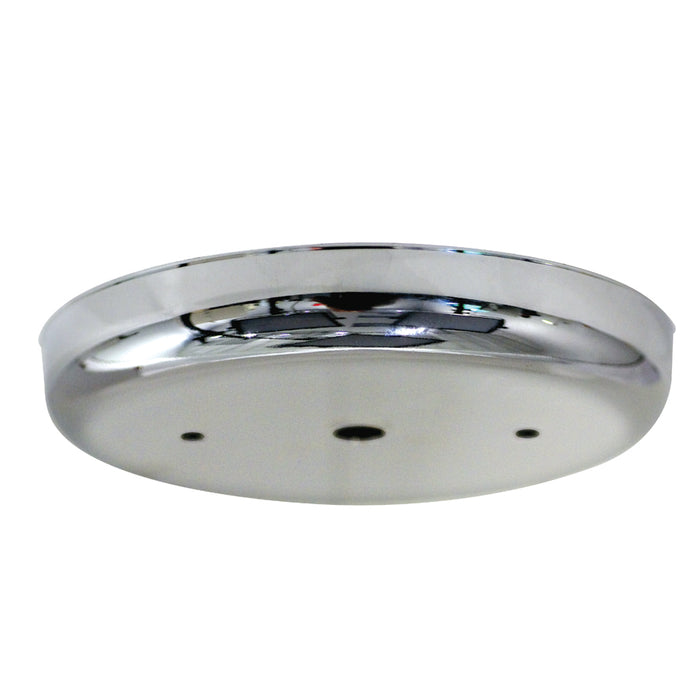 SATCO/NUVO Contemporary Canopy Only Chrome Finish 5-1/4 Inch Diameter 7/16 Inch Center Hole 2-8/32 Bar Holes (90-1861)