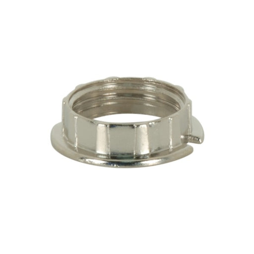 SATCO/NUVO Chrome Ring For Tubular Glass 3/4 Inch Inner Diameter 1-1/6 Inch Outer Diameter (80-1583)