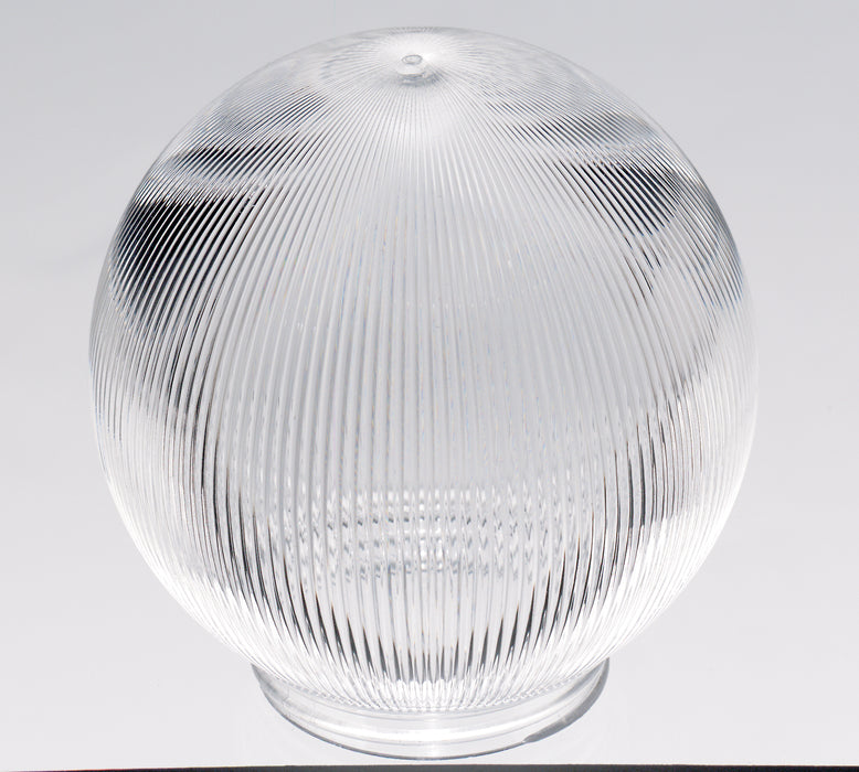 SATCO/NUVO Clear Prismatic Ball 6 Inch Diameter 3-1/4 Inch Fitter (50-927)