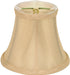 SATCO/NUVO Clip On Shade Beige Shantung 3 Inch Top 5 Inch Bottom 4-1/4 Inch Side (90-2357)