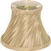 SATCO/NUVO Clip On Shade Beige Swirl Folded Pleat 3 Inch Top 5 Inch Bottom 4 Inch Side (90-2367)