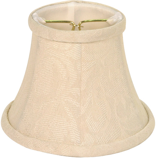 SATCO/NUVO Clip On Shade Ivory Floral 3 Inch Top 5 Inch Bottom 4-1/4 Inch Side (90-2362)