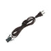 SATCO/NUVO 6 Foot #18 SPT-1 Brown Cord Switch And Plug Switch 17 Inch From Socket (80-1651)