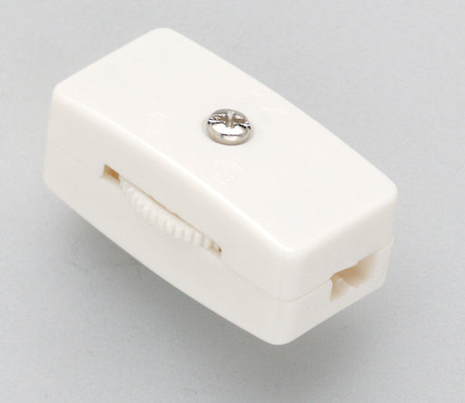 SATCO/NUVO Inline Cord Switch White Finish (S70-572)
