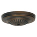 SATCO/NUVO Ribbed Canopy Only Dark Antique Brass Finish 5 Inch Diameter 7/16 Inch Center Hole 2-8/32 Bar Holes (90-1886)