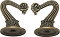 SATCO/NUVO Die Cast Swag Hook Kit Antique Brass Finish Kit Contains 2 Hooks With Hardware 10 Pounds Maximum (90-451)