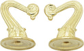 SATCO/NUVO Die Cast Swag Hook Kit Brass Plated Finish Kit Contains 2 Hooks With Hardware 10 Pounds Maximum (90-450)