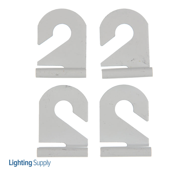 SATCO/NUVO Drop Ceiling Hook Set White Finish Contains 2 Sets Per Bag No Hardware Needed (90-846)