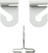 SATCO/NUVO Drop Ceiling Hook Set White Finish Contains 2 Sets Per Bag No Hardware Needed (90-846)