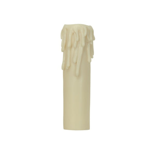 SATCO/NUVO Edison Base Resin Half Drip Ivory Finish 1-1/4 Inch Inside Diameter 1-9/16 Inch Outside Diameter 6 Inch Height (80-1627)