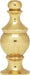 SATCO/NUVO Finial 1-1/2 Inch Height 1/4-27 Polished Brass Finish (90-1732)