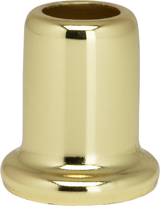 SATCO/NUVO Flanged Steel Neck 1 Inch Height 7/8 Inch Bottom Brass Plated Finish (90-2193)