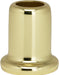 SATCO/NUVO Flanged Steel Neck 1 Inch Height 7/8 Inch Bottom Brass Plated Finish (90-2193)