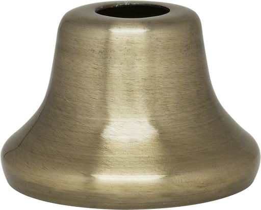 SATCO/NUVO Flanged Steel Neck 7/16 Inch Hole 1 Inch Height 13/16 Inch Top 1-3/8 Inch Bottom Seats Antique Brass Finish (90-2199)