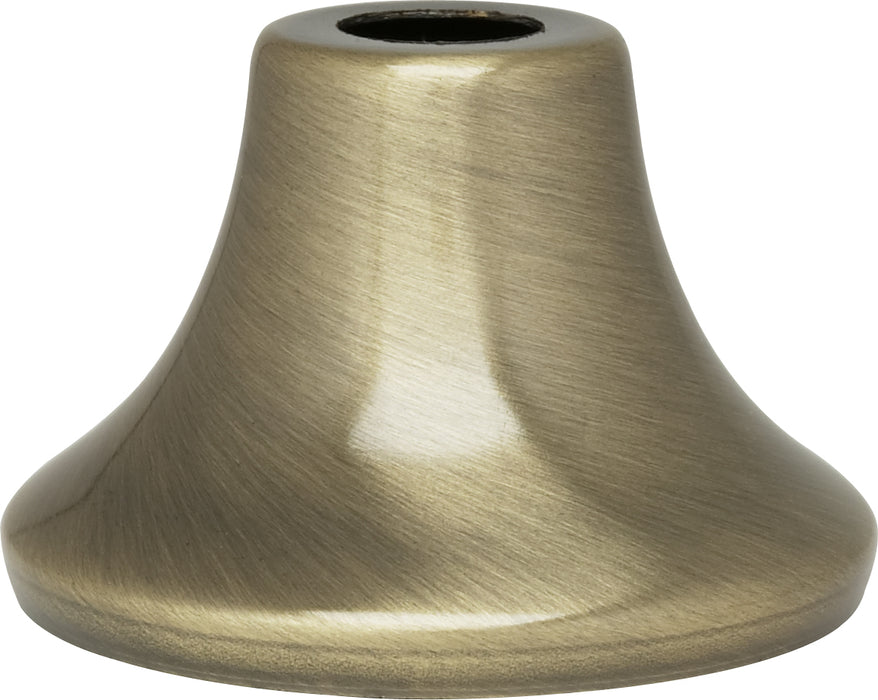 SATCO/NUVO Flanged Steel Neck 7/16 Inch Hole 1-3/16 Inch Height 3/4 Inch Top 1-3/4 Inch Bottom Seats Antique Brass Finish (90-2197)