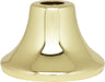 SATCO/NUVO Flanged Steel Neck 7/16 Inch Hole 1-3/16 Inch Height 3/4 Inch Top 1-3/4 Inch Bottom Seats Brass Plated Finish (90-2188)